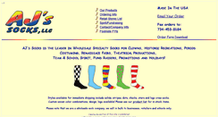 Desktop Screenshot of ajssocks.com